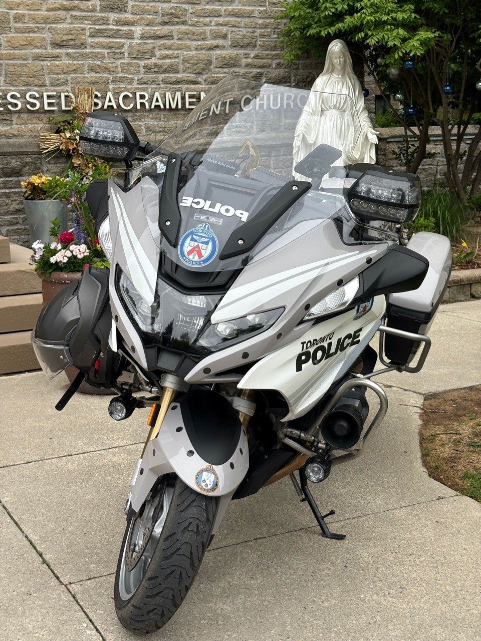 Motorcycle at Blue Mass